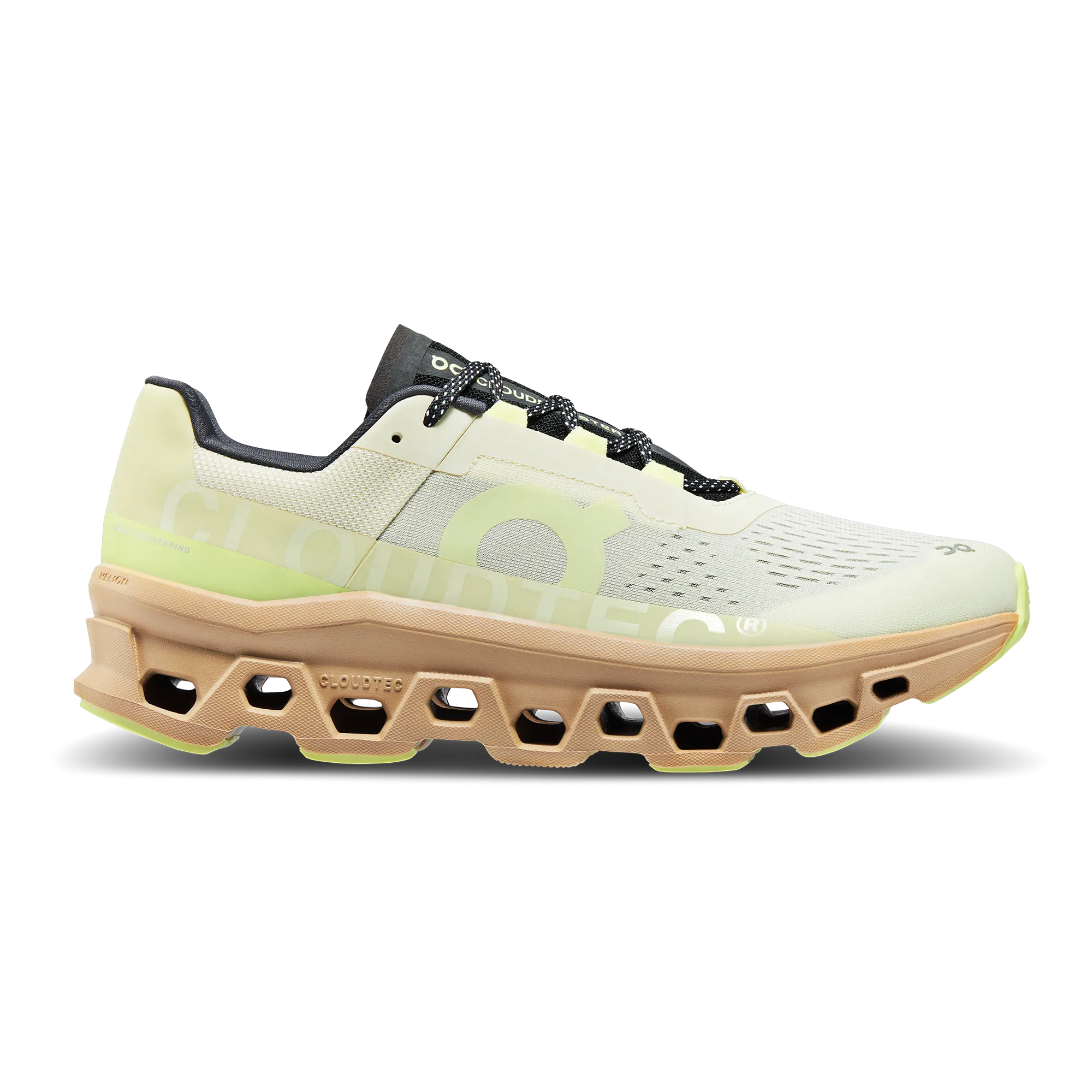 On Running Men's Cloudmonster Shoes - Cream / Dune