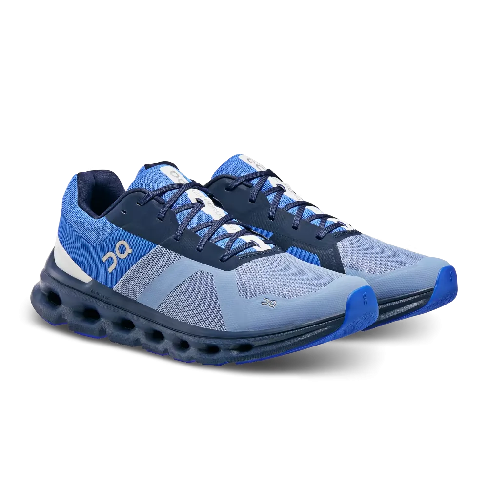 On Running Men's Cloudrunner Shoes - Shale / Cobalt