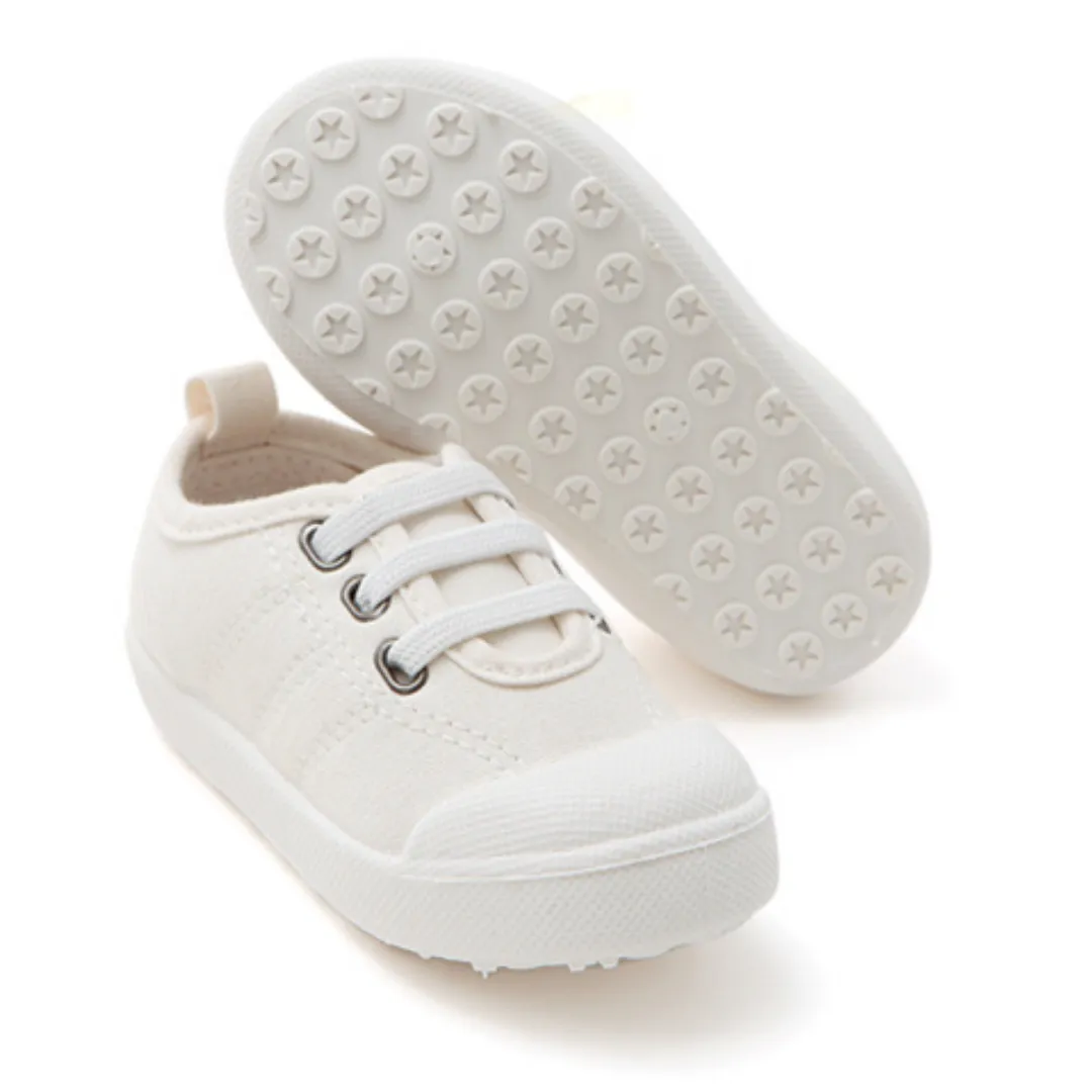 Ozkiz White 'Cushiony' Slip-On Shoes (Size 130-160)