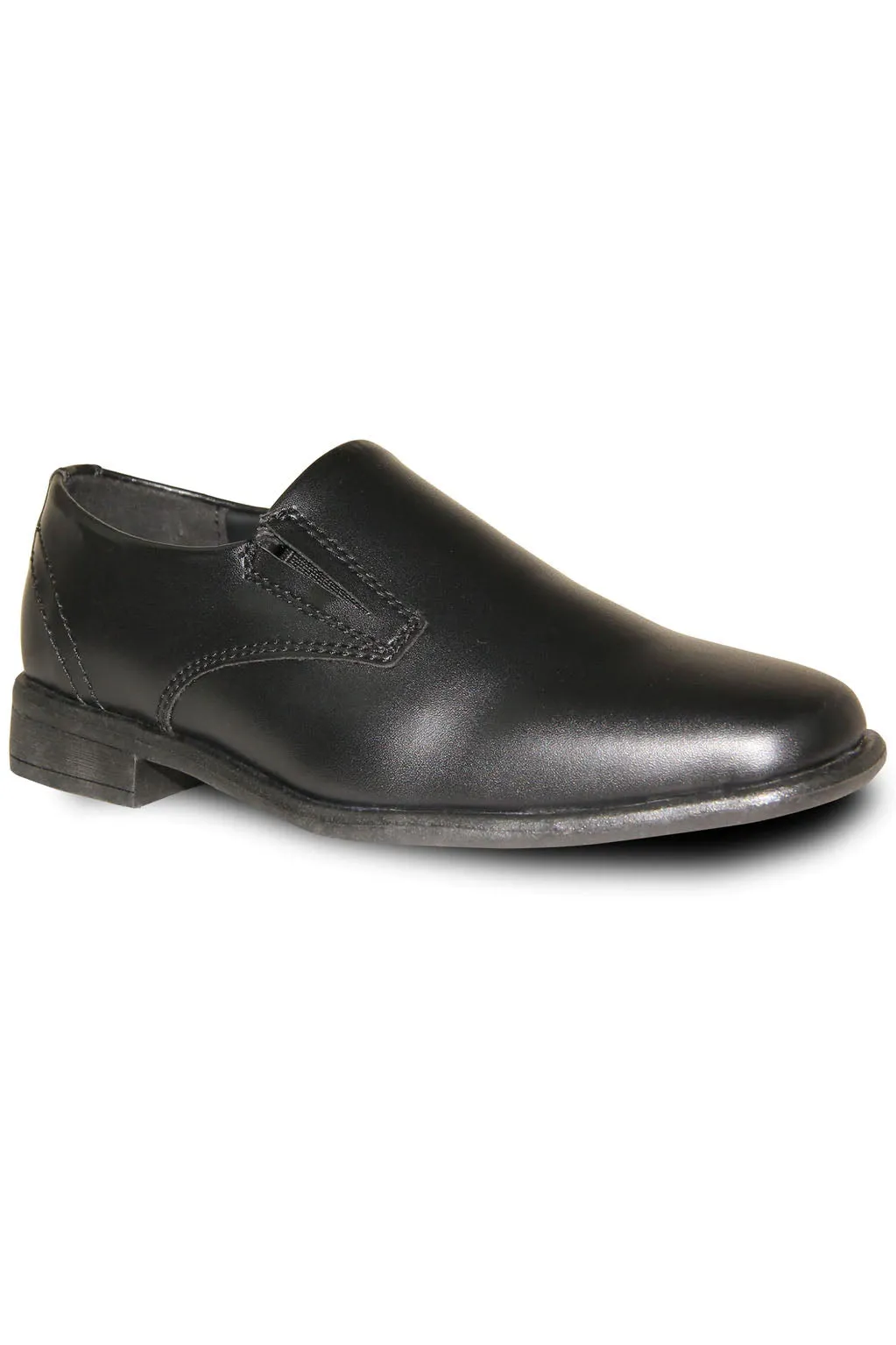 "Andrew" Kids Black Dress Shoes