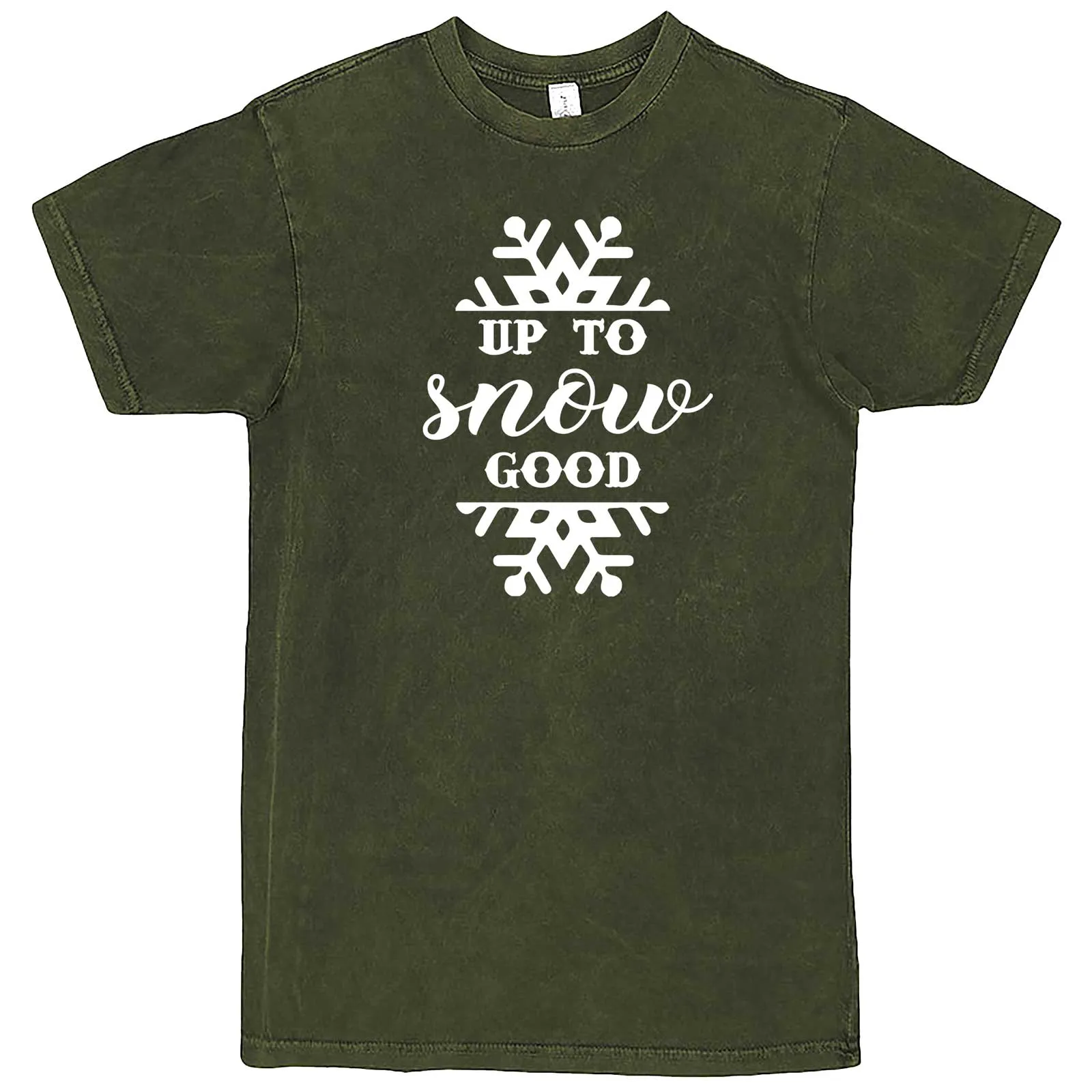 "Up to Snow Good" men's t-shirt