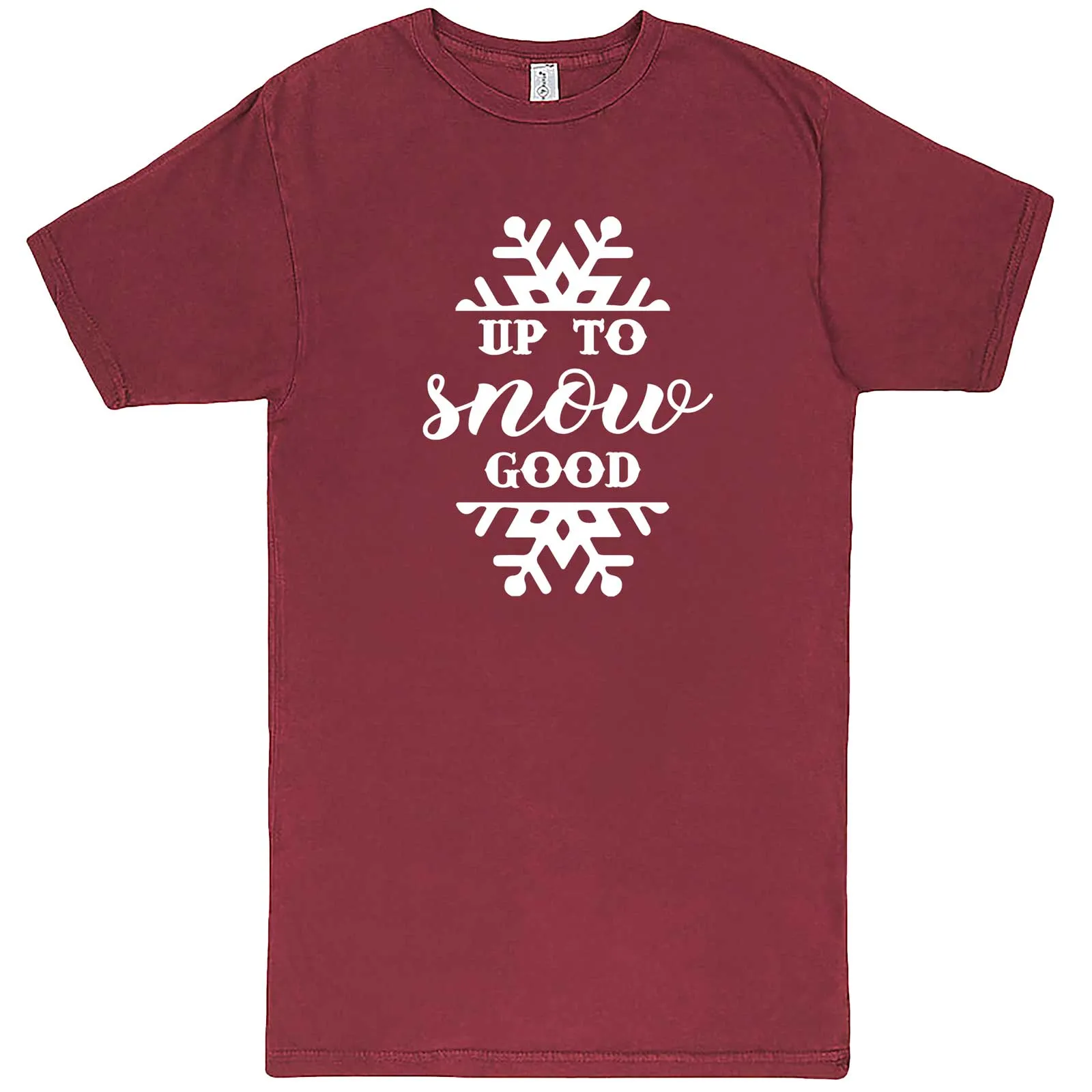 "Up to Snow Good" men's t-shirt