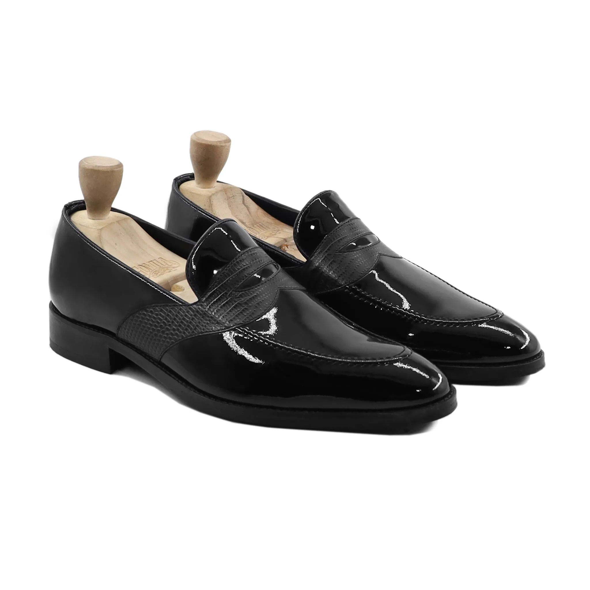 Razkrizje - Men's Black Patent Leather Loafer