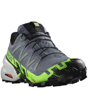 Salomon Speedcross 6 GTX Shoes (Men's) Flint Stone / Green Gecko / Black