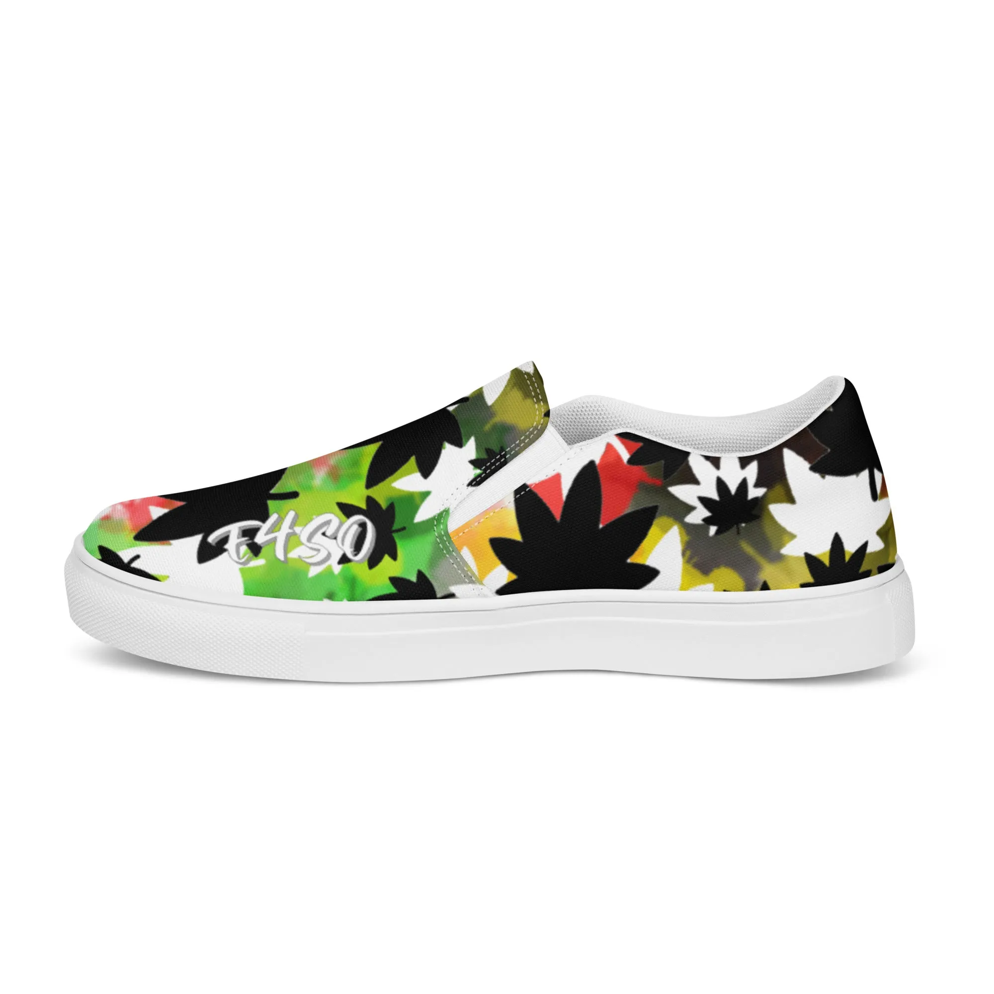 Slip-on Spray Paint E4SO canvas shoes