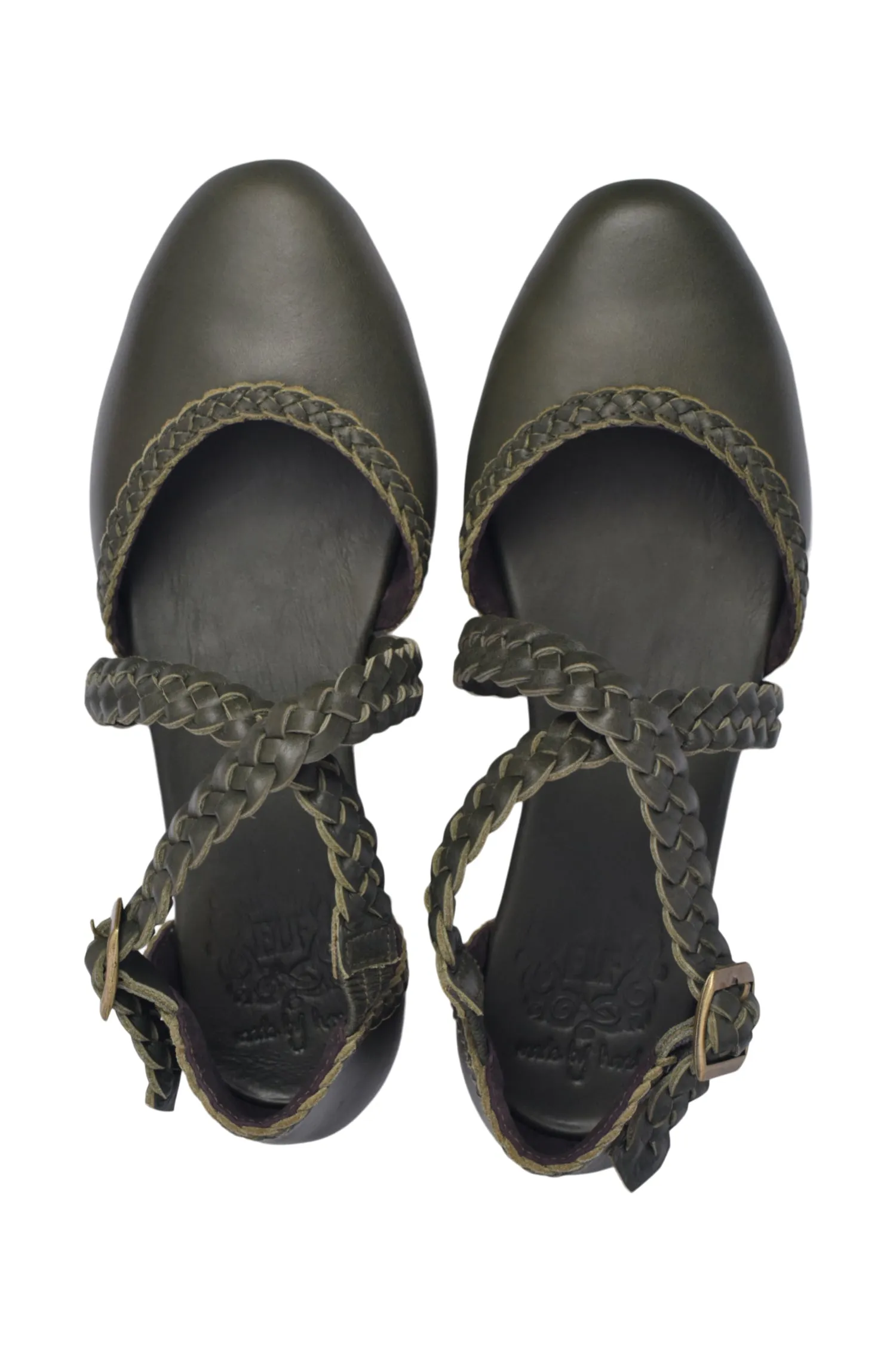 Tallulah Braided Leather Flats