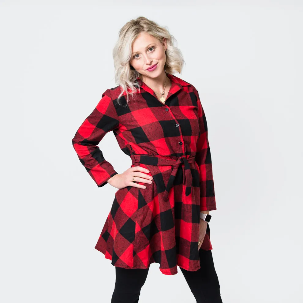 The Buffalo Plaid Dress