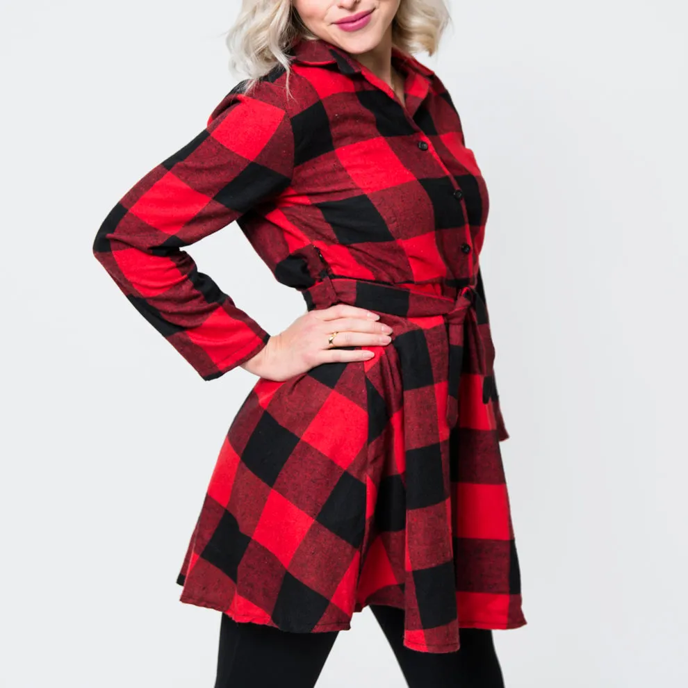 The Buffalo Plaid Dress