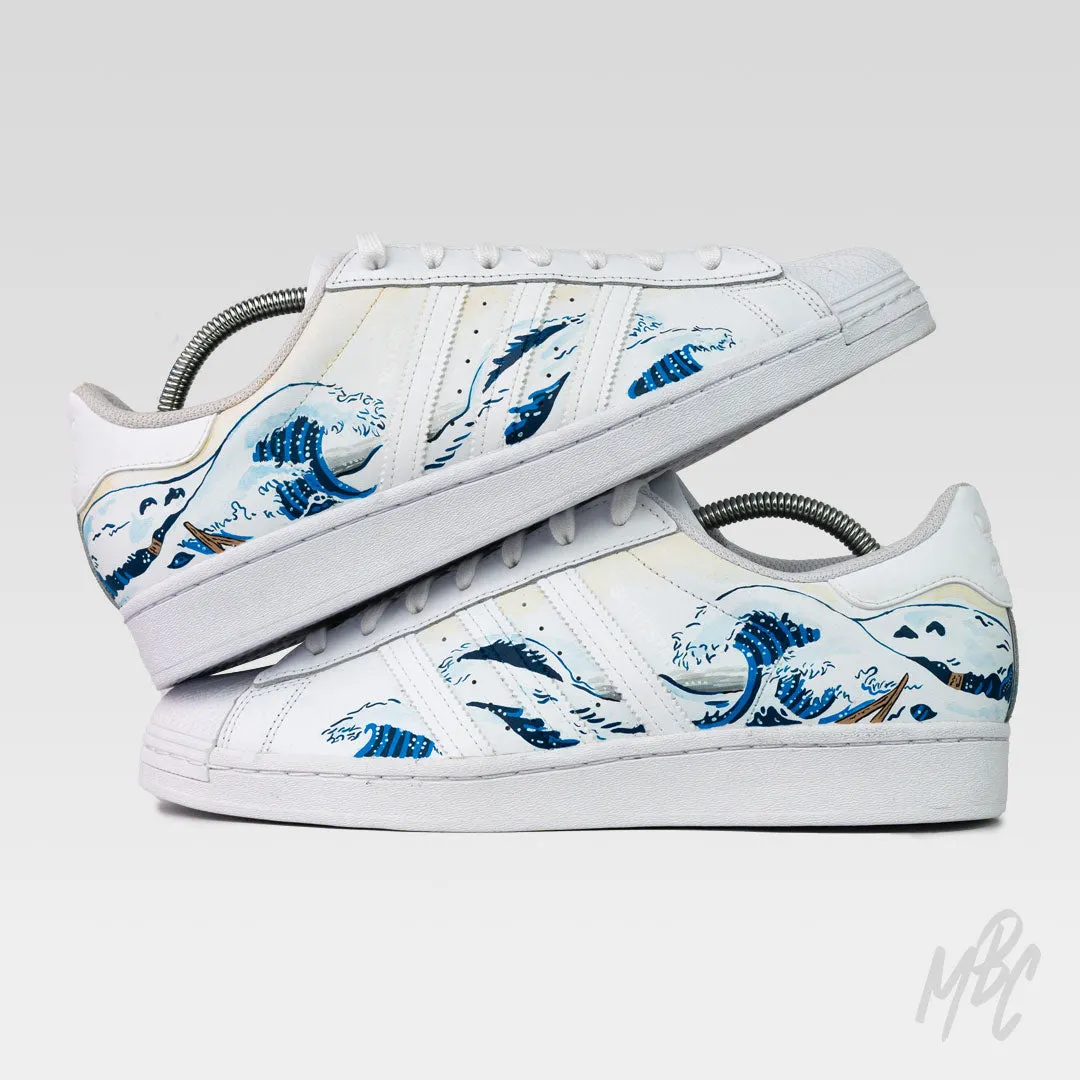 The Great Wave - Adidas Superstar all