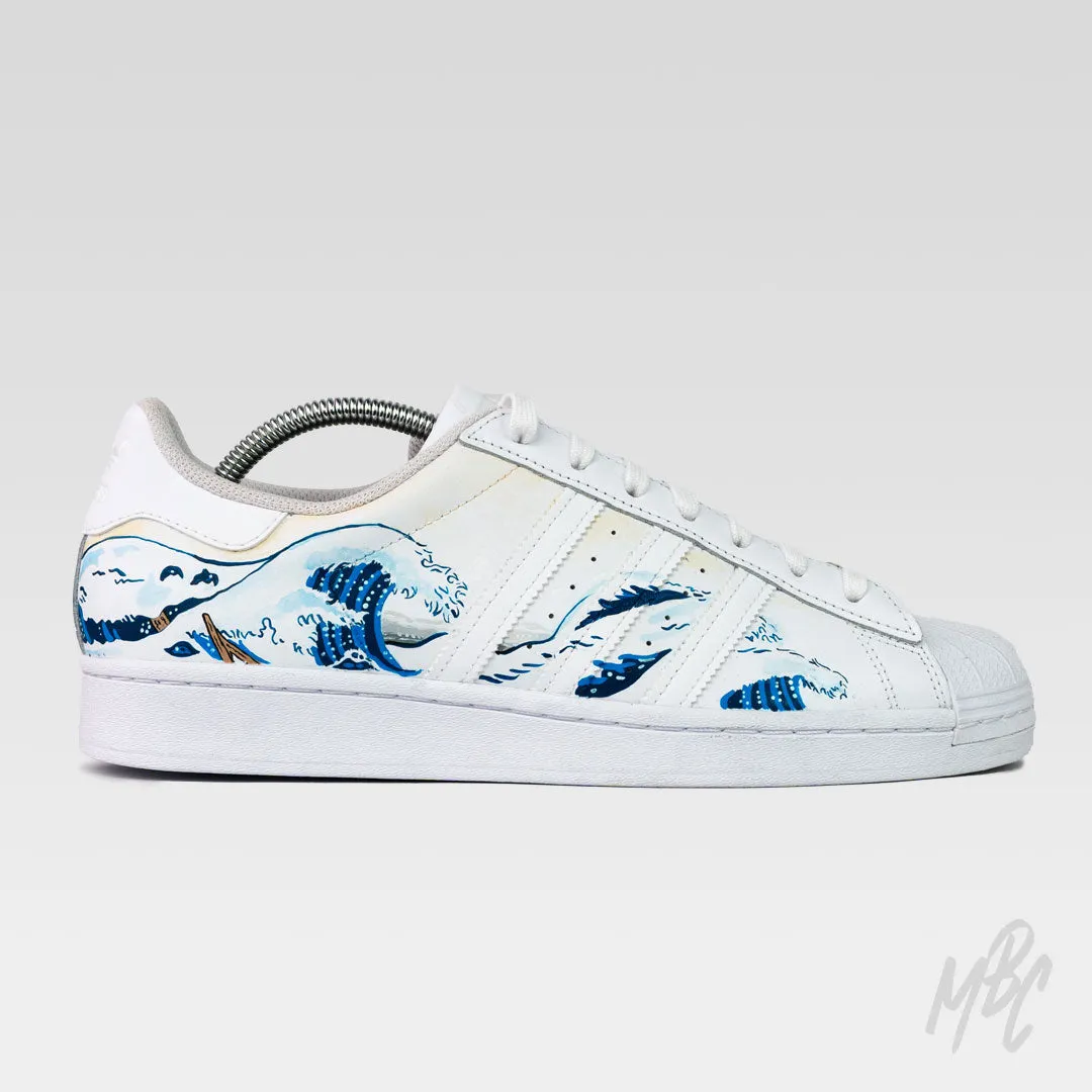 The Great Wave - Adidas Superstar all