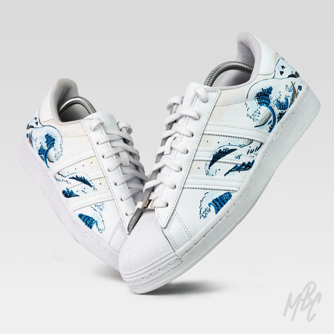 The Great Wave - Adidas Superstar all