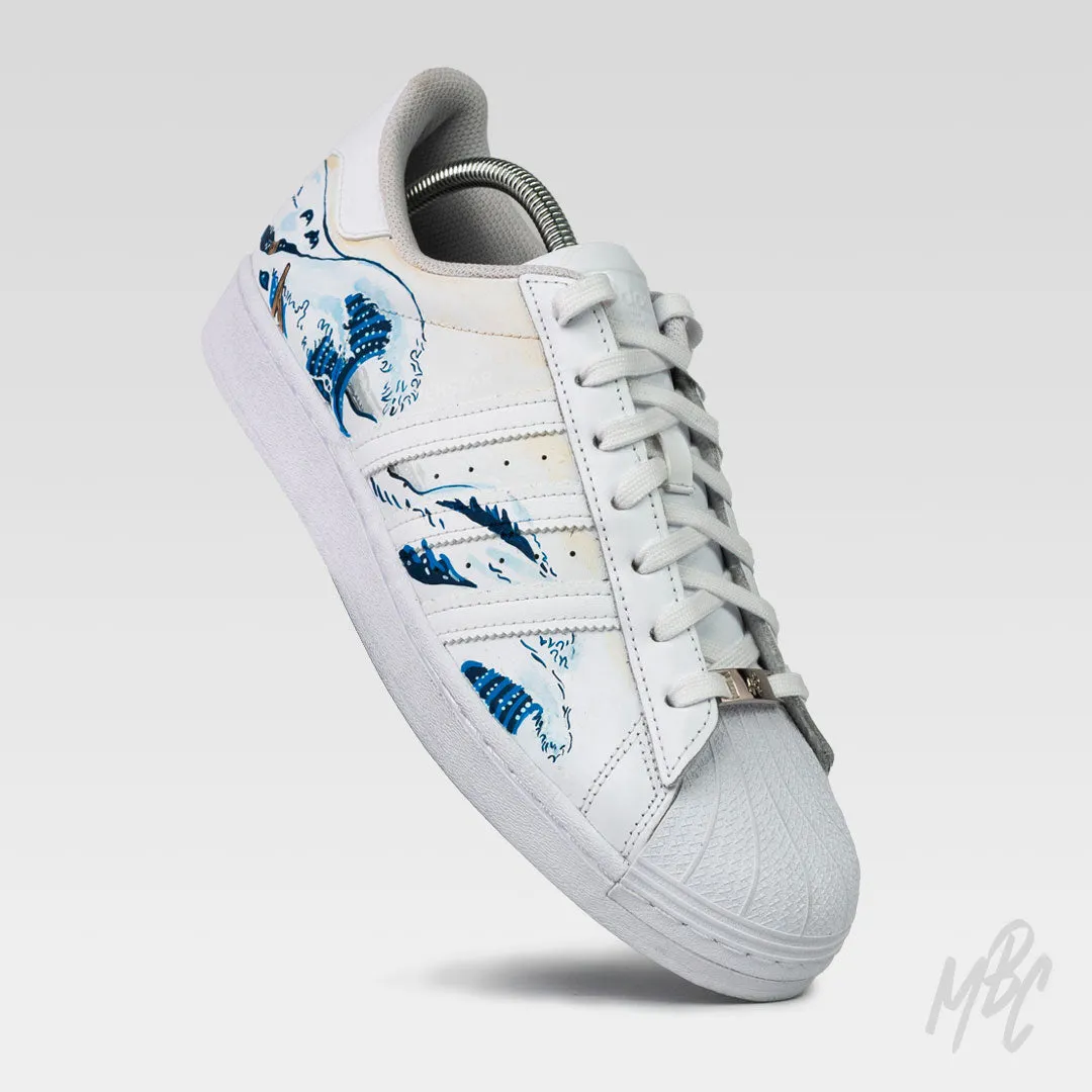 The Great Wave - Adidas Superstar all