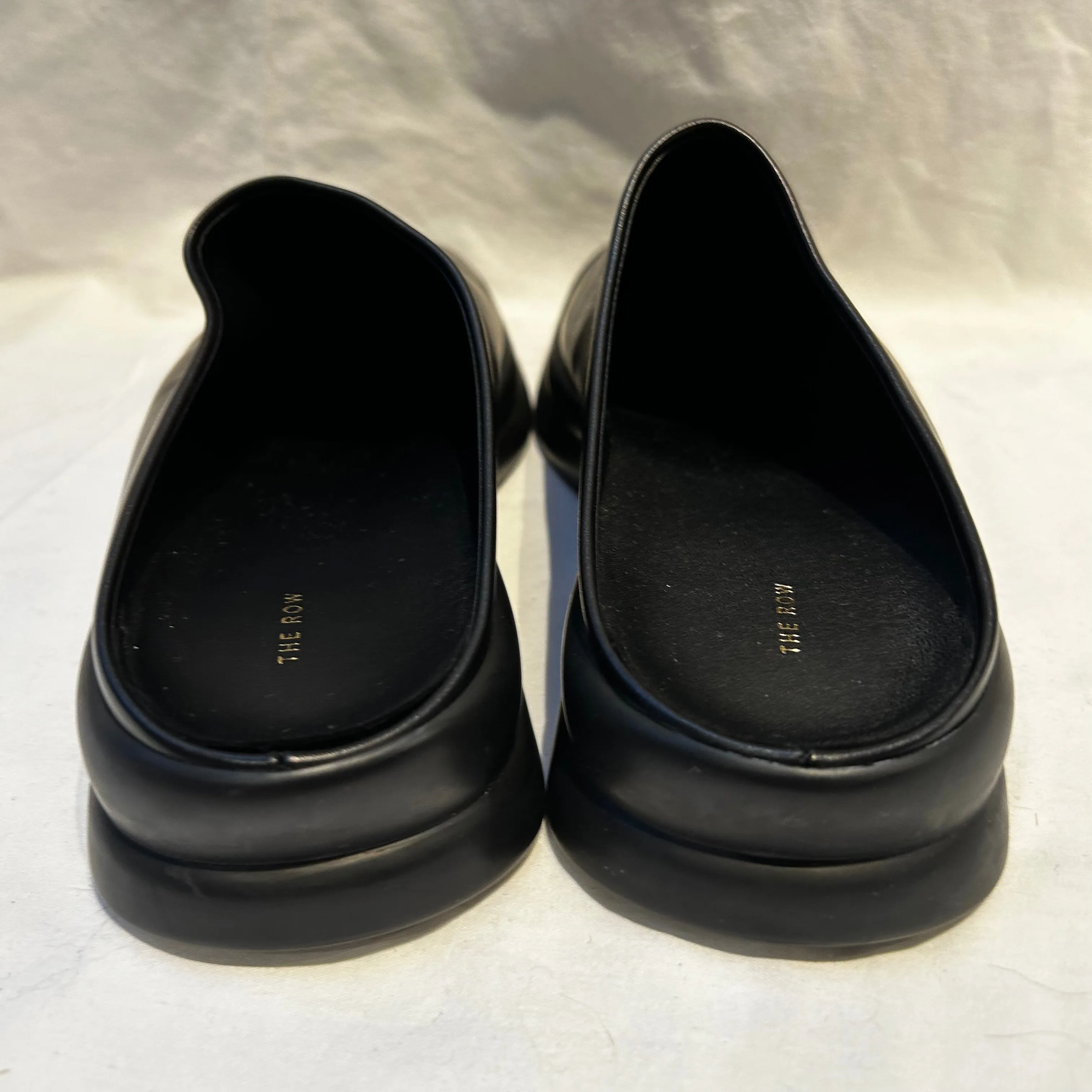 The Row Brand New 830 Black Town Clog Leather Mules 41