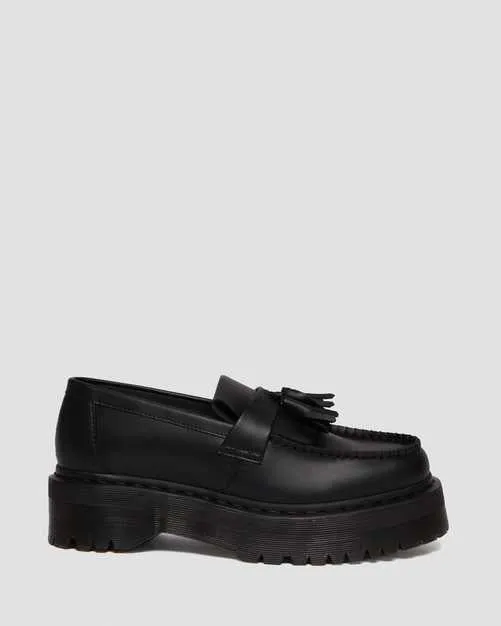 Vegan Adrian Quad Mono Black Loafer