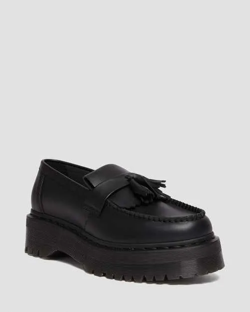 Vegan Adrian Quad Mono Black Loafer