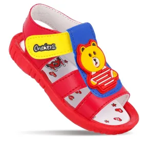 Walkaroo Kids Cartoonic Fisherman Sandals  - WK336 Red