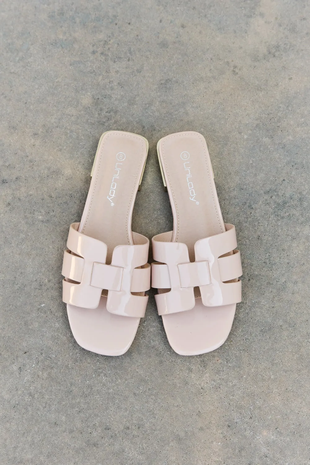 Weeboo Walk It Out Slide Sandals in Nude